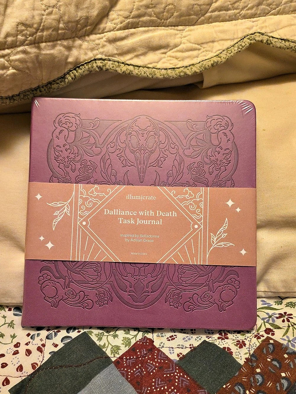 Illumicrate Dalliance with Death Tarot Journal Purple Tarot Journal NWT